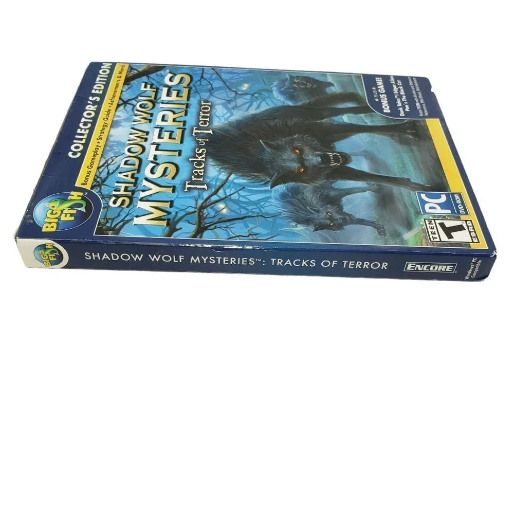 Shadow Wolf Mysteries‎ Video Game Tracks of Terror PC DVD-ROM New